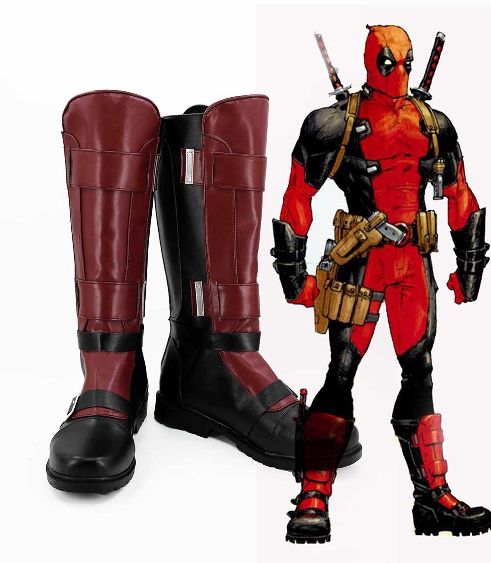 Detail Deadpool Sandals Nomer 36