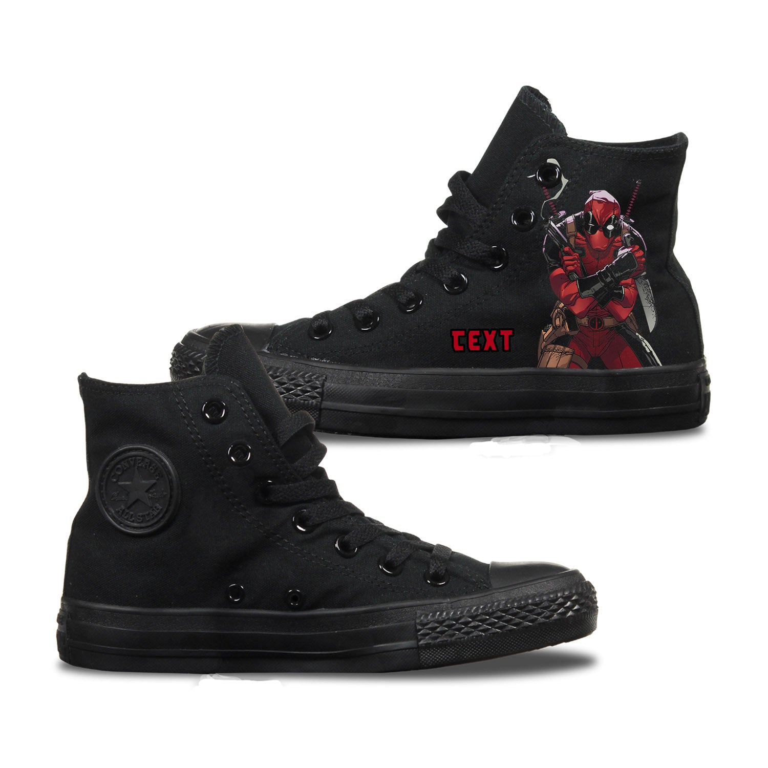 Deadpool Shoes Converse - KibrisPDR