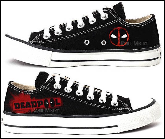 Detail Deadpool Shoes Converse Nomer 12