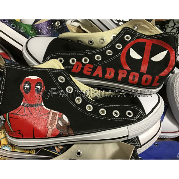 Detail Deadpool Shoes Converse Nomer 20