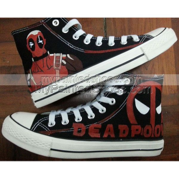 Detail Deadpool Shoes Converse Nomer 22