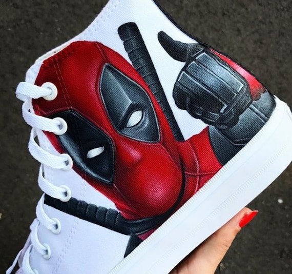 Detail Deadpool Shoes Converse Nomer 25