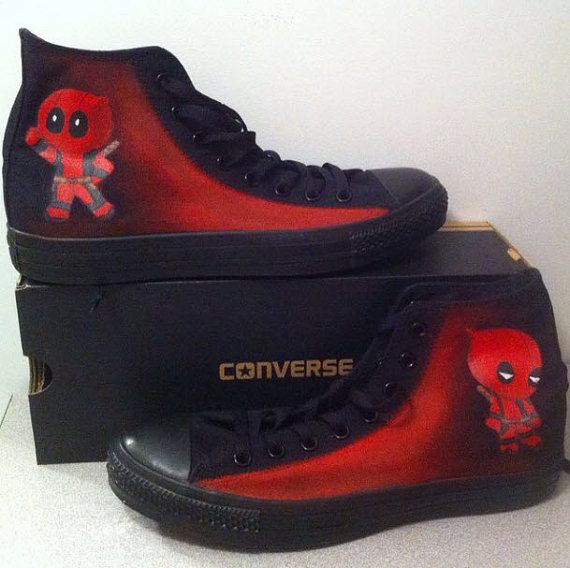 Detail Deadpool Shoes Converse Nomer 26