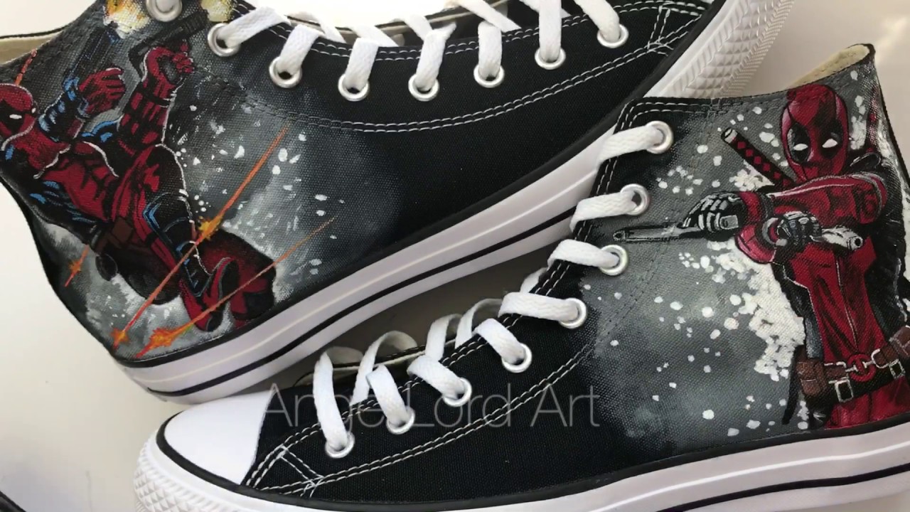 Detail Deadpool Shoes Converse Nomer 27