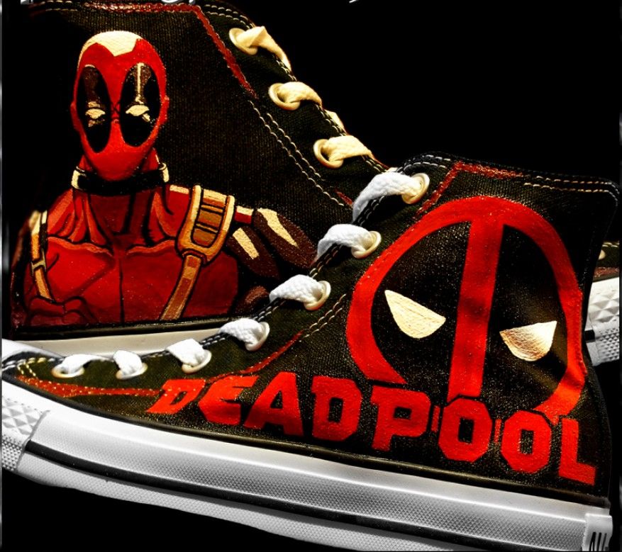 Detail Deadpool Shoes Converse Nomer 29