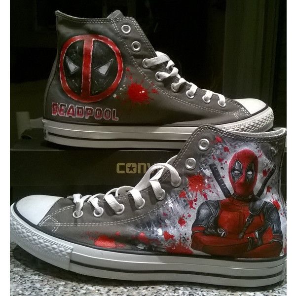 Detail Deadpool Shoes Converse Nomer 4