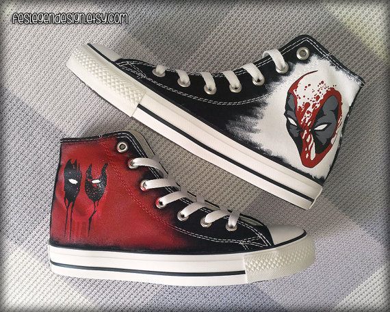 Detail Deadpool Shoes Converse Nomer 31