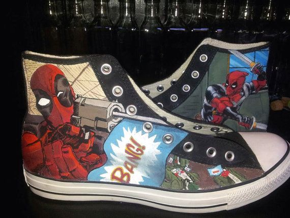 Detail Deadpool Shoes Converse Nomer 37