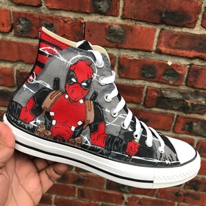 Detail Deadpool Shoes Converse Nomer 39