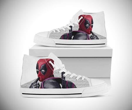 Detail Deadpool Shoes Converse Nomer 40