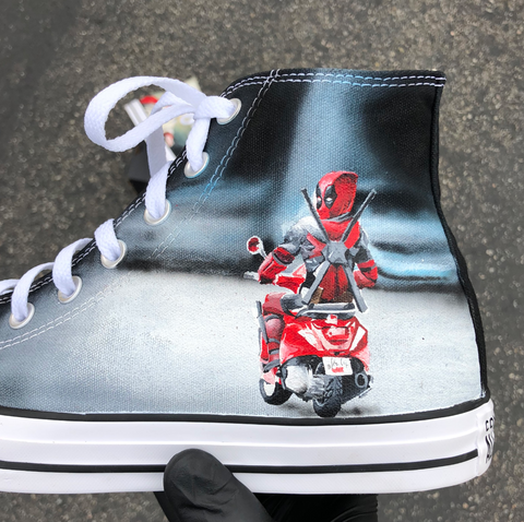 Detail Deadpool Shoes Converse Nomer 48