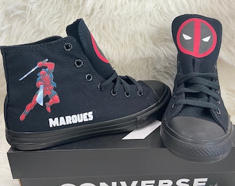 Detail Deadpool Shoes Converse Nomer 55