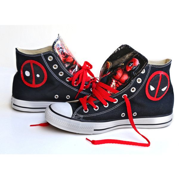 Detail Deadpool Shoes Converse Nomer 8