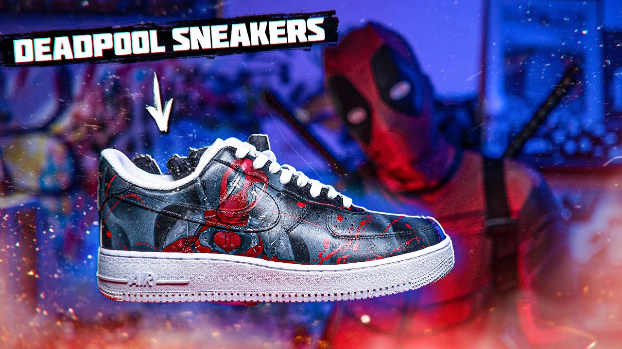 Detail Deadpool Shoes Nike Nomer 35