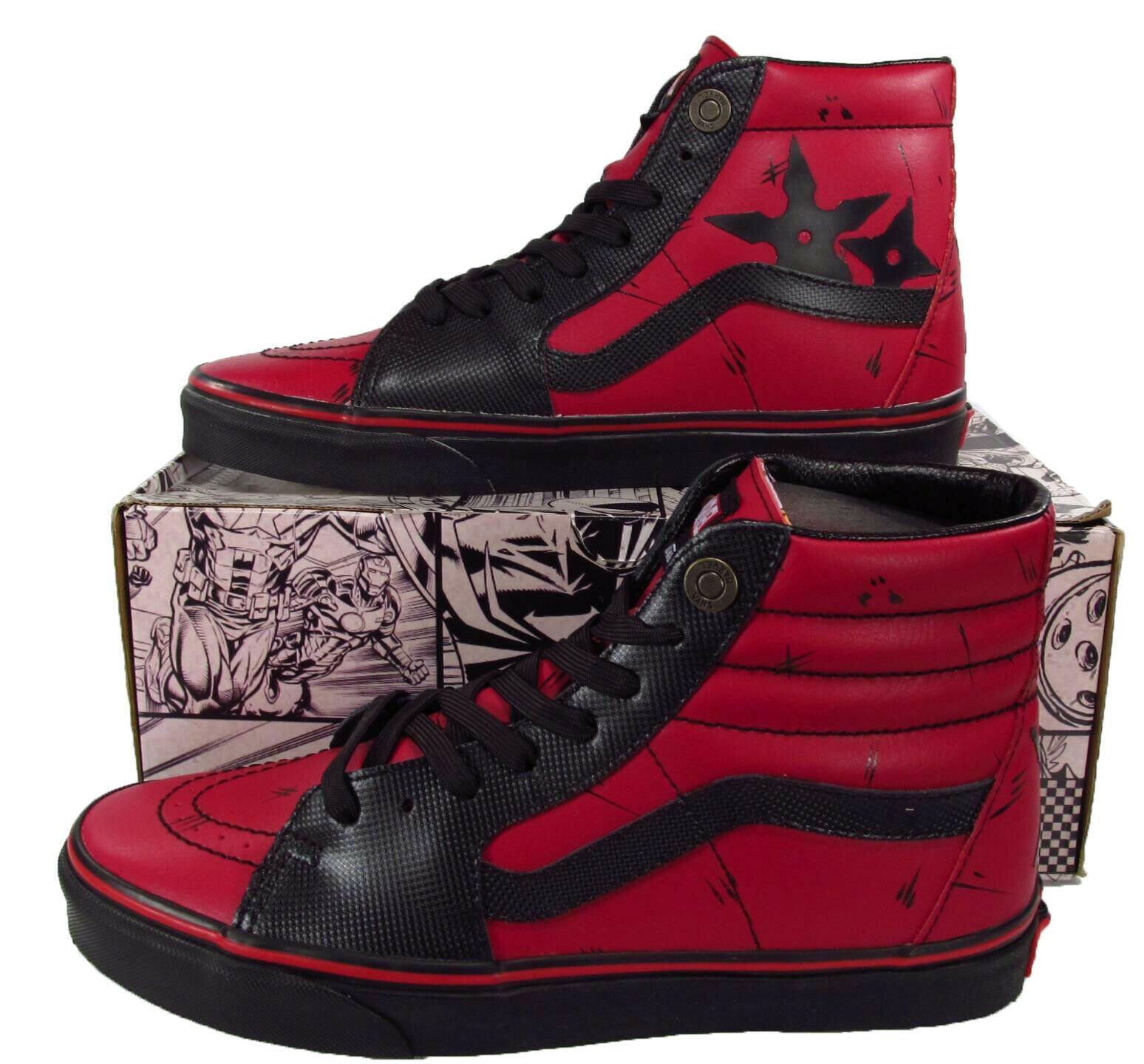 Detail Deadpool Shoes Vans Nomer 11