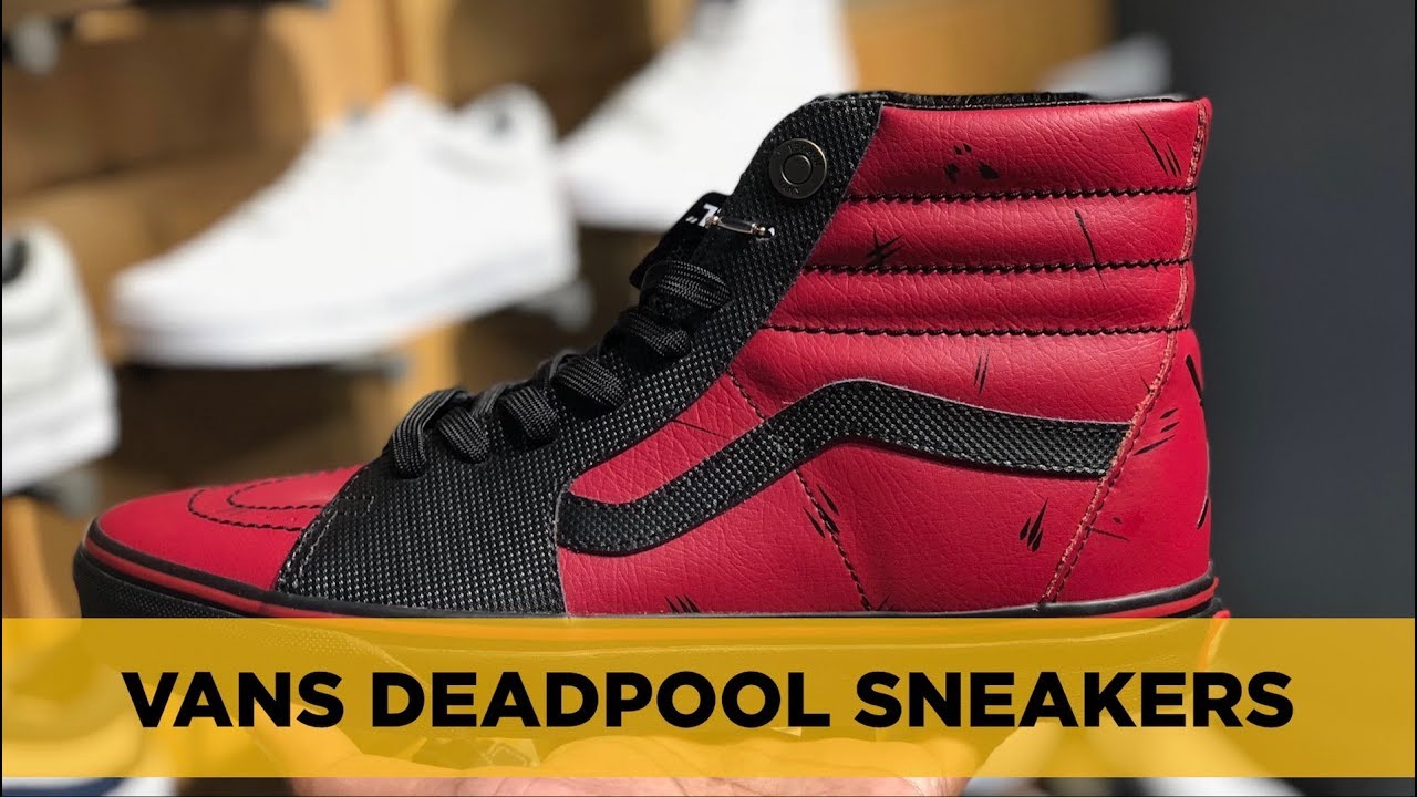 Detail Deadpool Shoes Vans Nomer 30