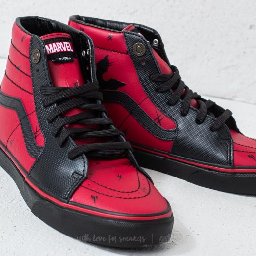 Detail Deadpool Shoes Vans Nomer 34