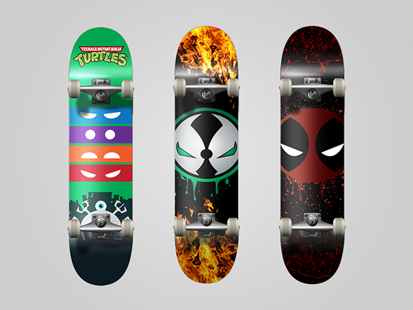 Detail Deadpool Skateboard Nomer 35