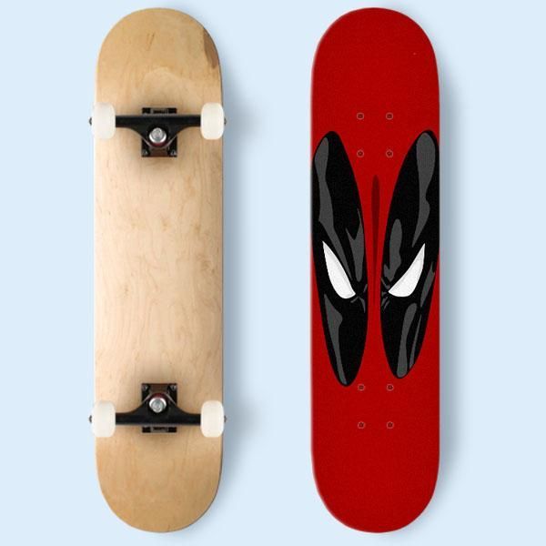 Detail Deadpool Skateboard Nomer 6