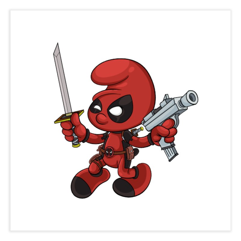 Detail Deadpool Smurfs Nomer 3