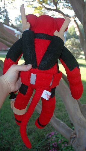 Detail Deadpool Sock Monkey Nomer 16