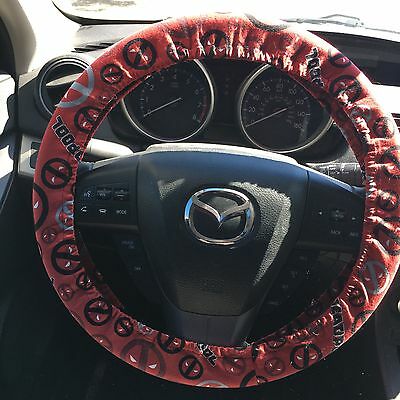 Detail Deadpool Steering Wheel Cover Nomer 3