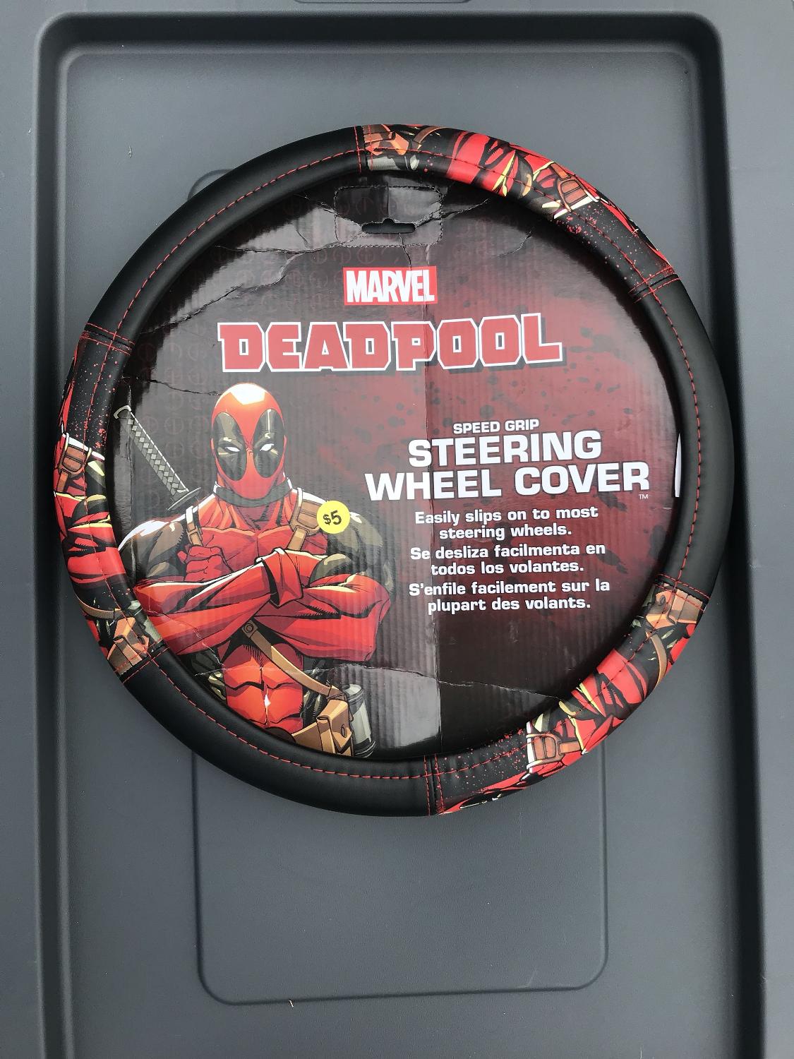 Detail Deadpool Steering Wheel Cover Nomer 9