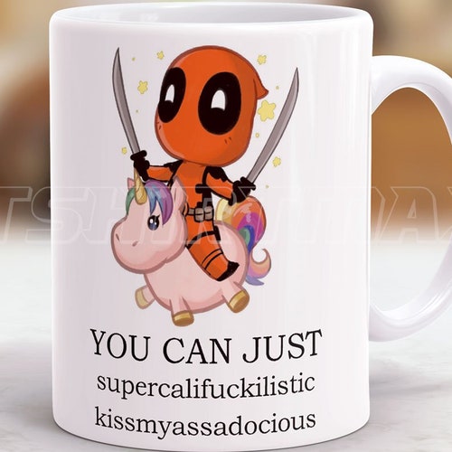 Detail Deadpool Unicorn Mug Nomer 2