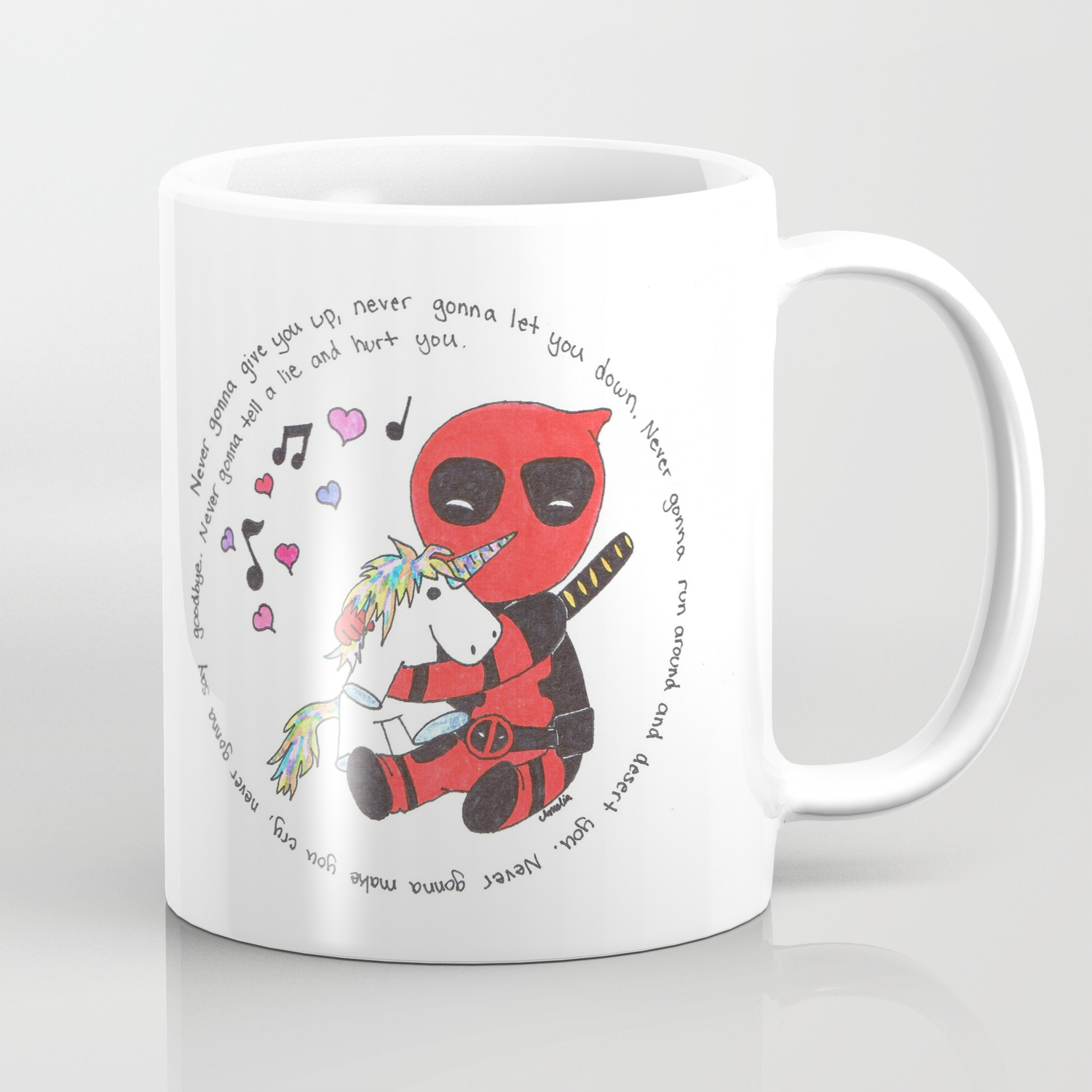 Detail Deadpool Unicorn Mug Nomer 47