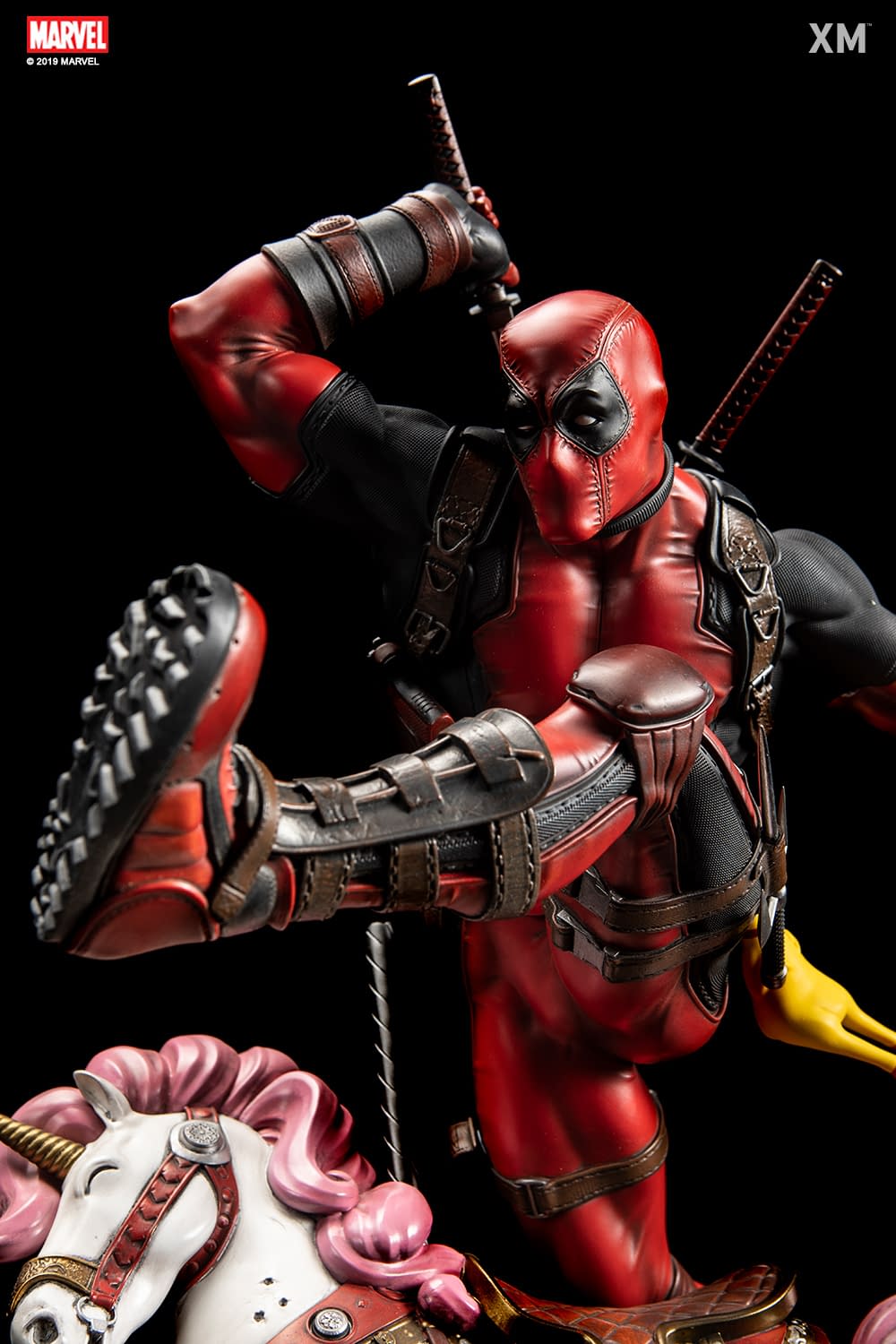 Detail Deadpool Unicorn Statue Nomer 20