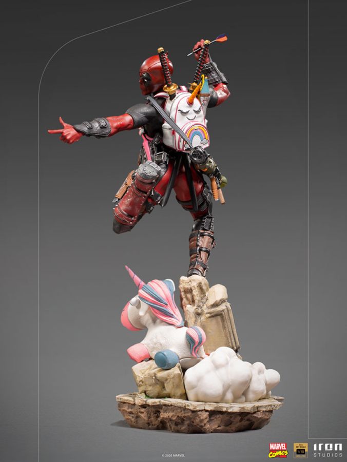 Detail Deadpool Unicorn Statue Nomer 32