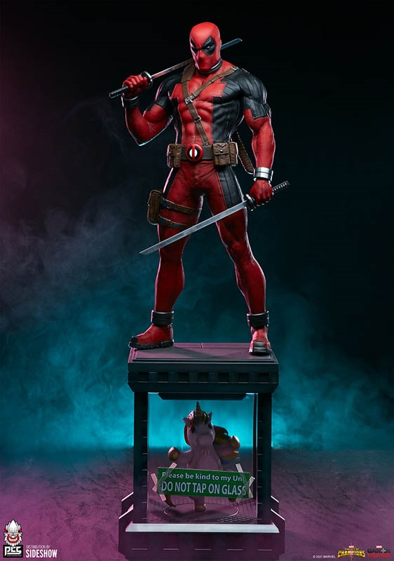 Detail Deadpool Unicorn Statue Nomer 34