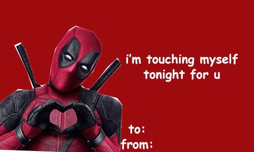 Detail Deadpool Valentines Card Nomer 2