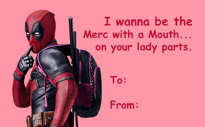 Detail Deadpool Valentines Card Nomer 20