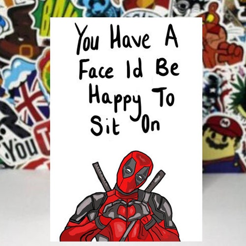 Detail Deadpool Valentines Card Nomer 30