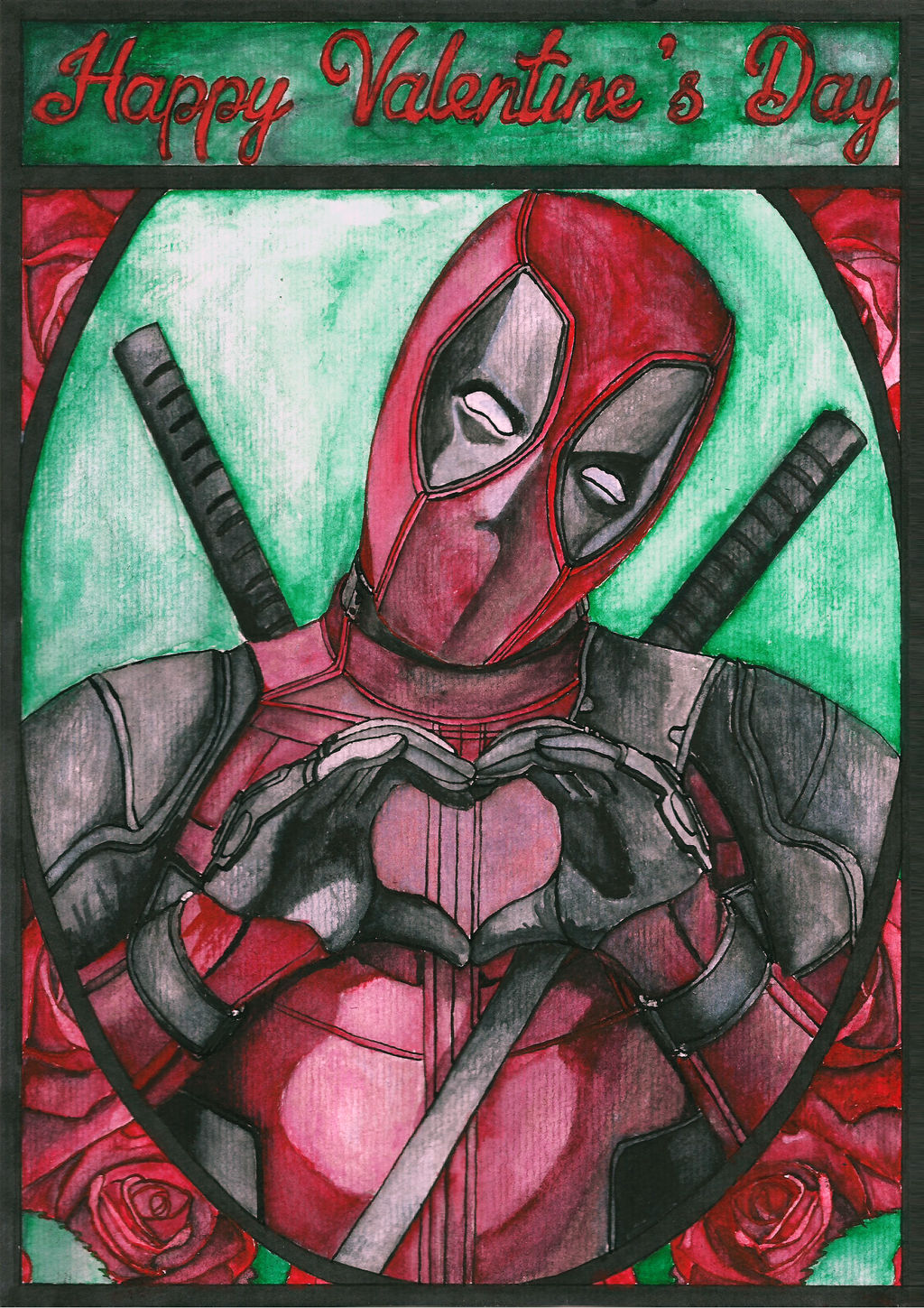 Detail Deadpool Valentines Card Nomer 35