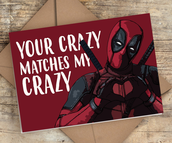 Detail Deadpool Valentines Card Nomer 38