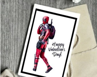 Detail Deadpool Valentines Card Nomer 44