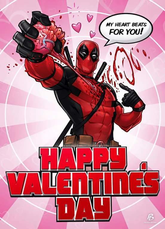 Detail Deadpool Valentines Day Card Nomer 14