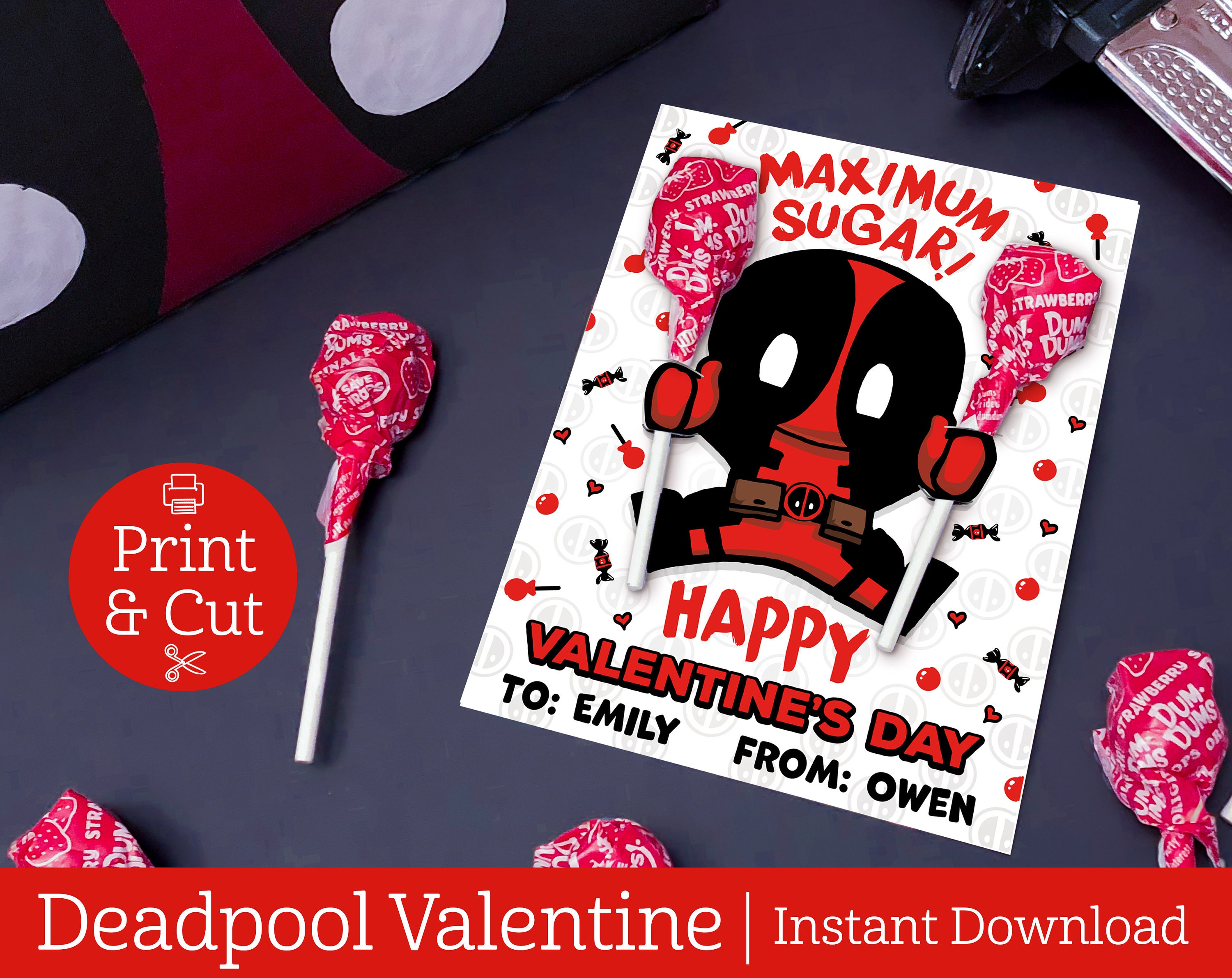 Detail Deadpool Valentines Day Card Nomer 25