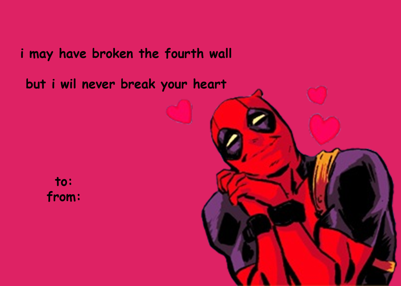 Detail Deadpool Valentines Day Cards Nomer 17