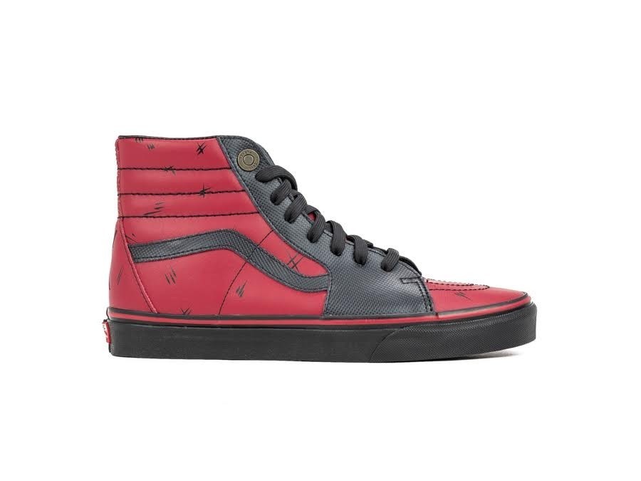 Detail Deadpool Vans Nomer 14