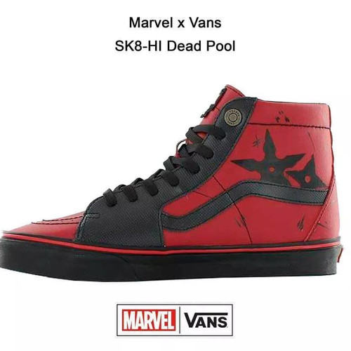 Detail Deadpool Vans Nomer 47