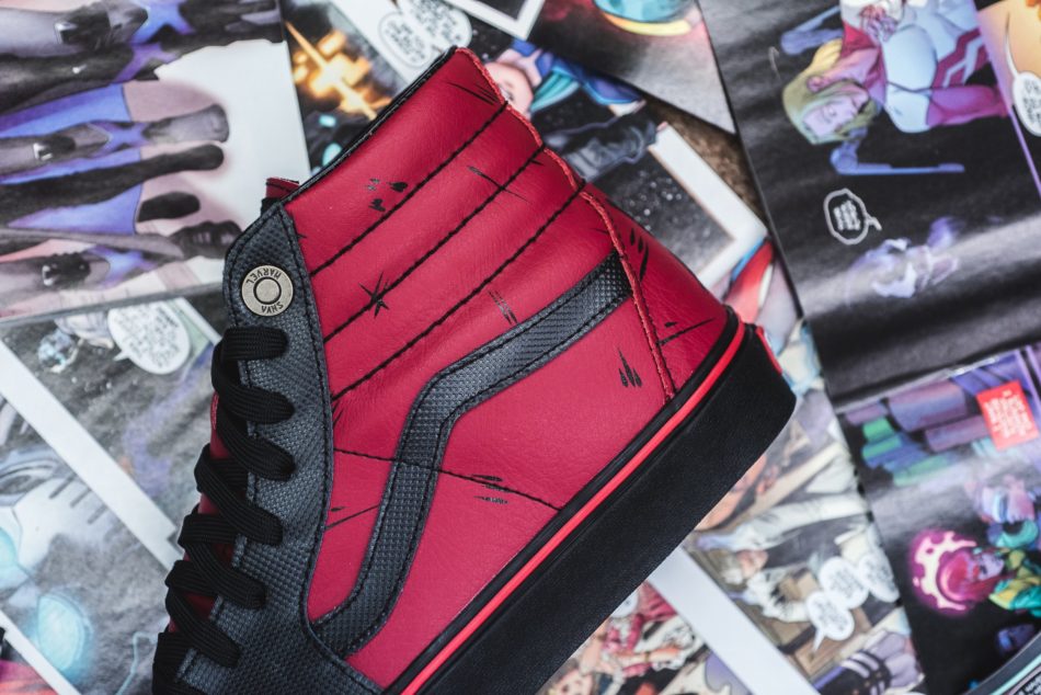 Detail Deadpool Vans Nomer 49