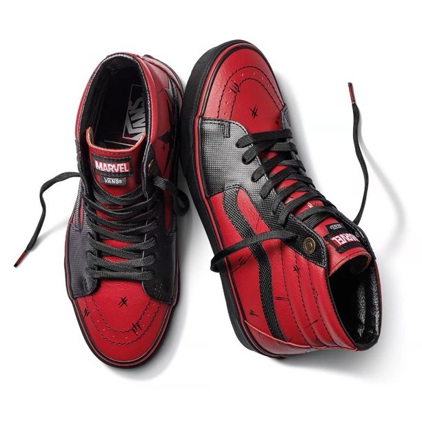 Detail Deadpool Vans Shoes Nomer 3