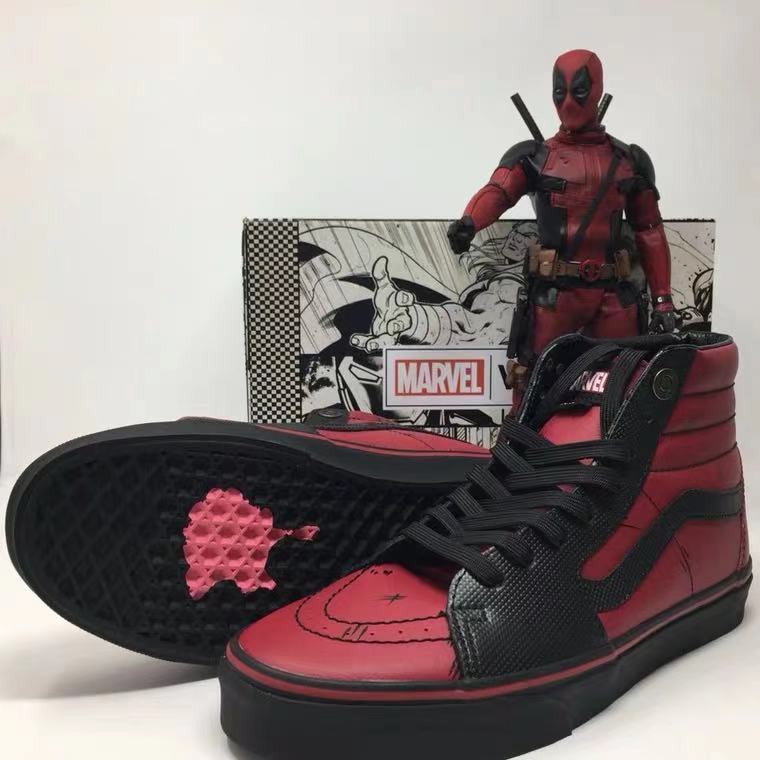 Detail Deadpool Vans Shoes Nomer 25