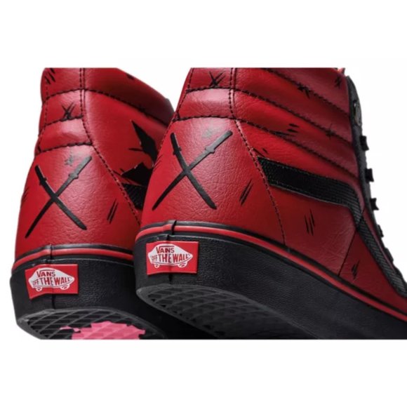 Detail Deadpool Vans Shoes Nomer 30