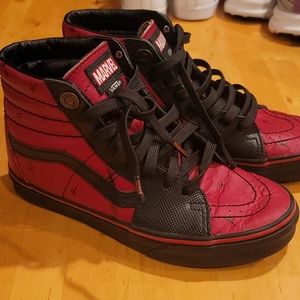 Detail Deadpool Vans Shoes Nomer 50
