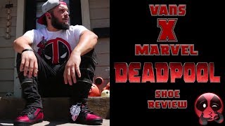 Detail Deadpool Vans Shoes Nomer 54