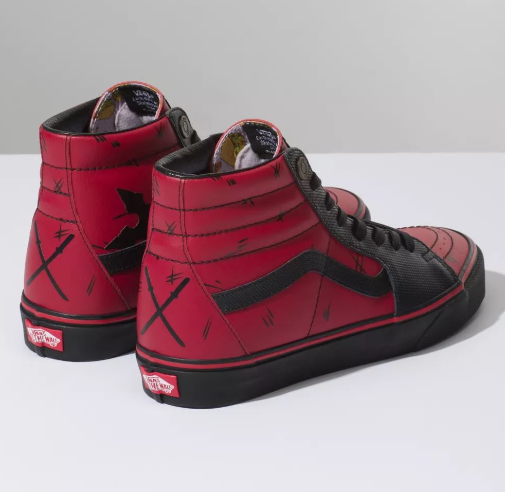 Detail Deadpool Vans Shoes Nomer 9